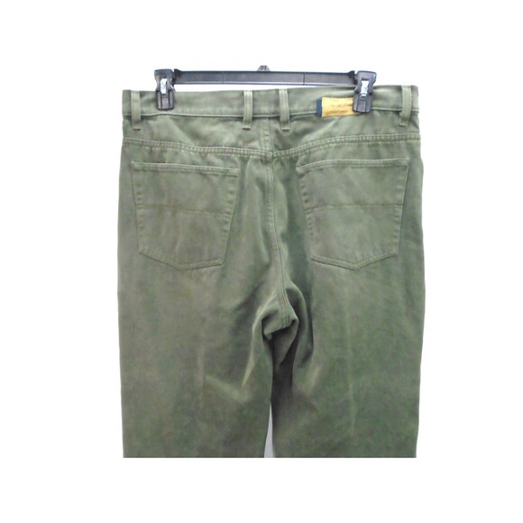 Vintage Indigo Palms Tommy Bahama Jeans Mens Size 38 x32 Soft Denim Army Green - Picture 8 of 11